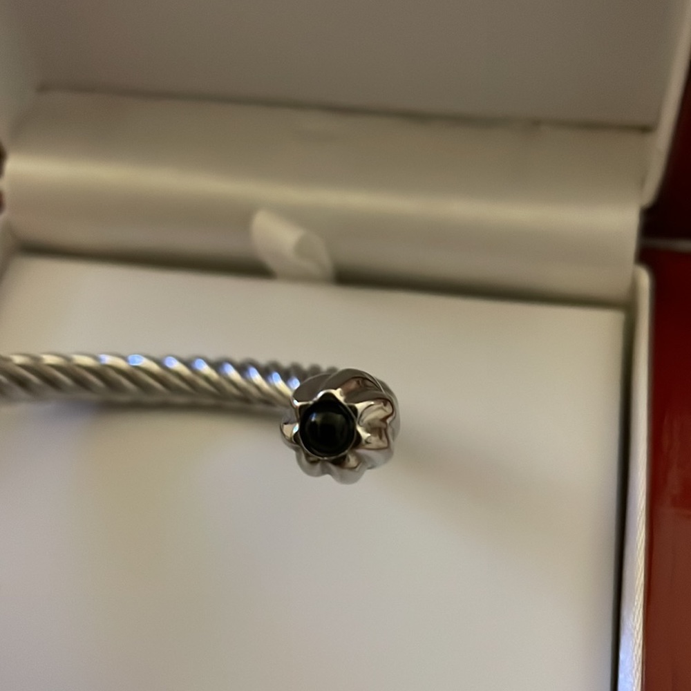 Silver Braided Bangle - Never Worn - image 2